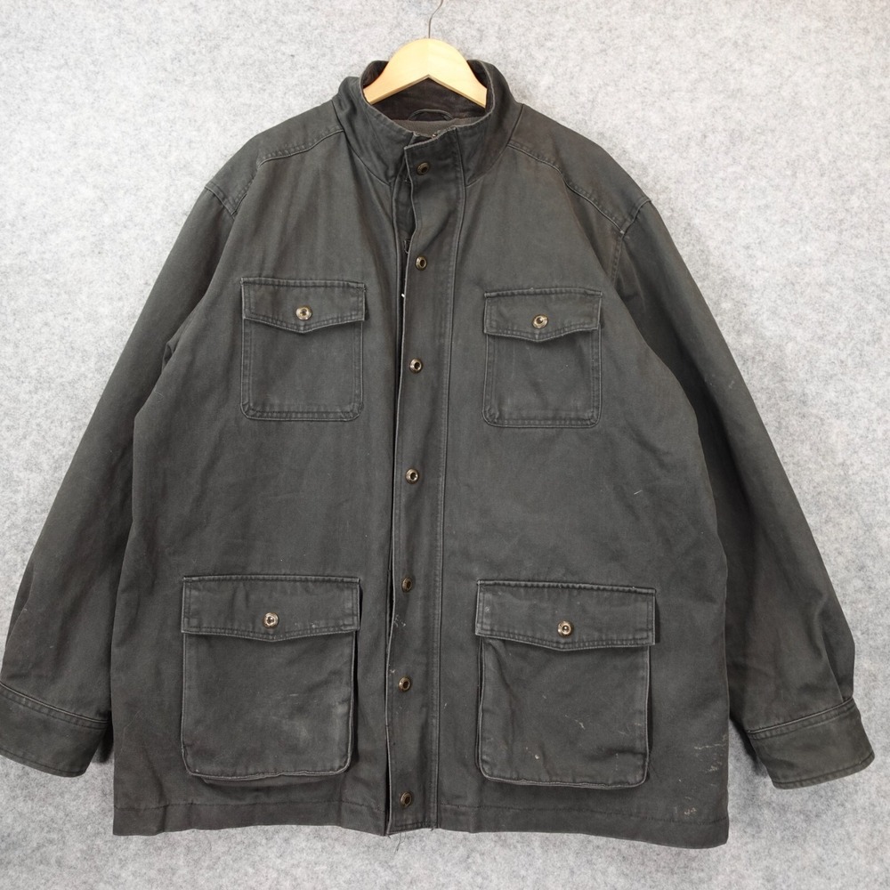 Vermont Barn Coat XXL Charcoal Oversize Retro Utility Field Chore ORTON BROTHERS